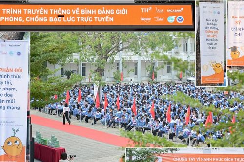 Tô cam 2025: Hơn 1.500 học sinh cùng nói 'không' với định kiến giới và bạo lực trực tuyến