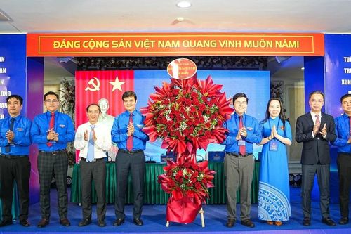 Toàn cảnh phiên trọng thể Đại hội Đoàn cơ quan Trung ương Đoàn lần thứ XXV
