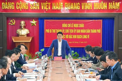 Chủ tịch TP Hải Phòng nêu 3 trụ cột phát triển Đặc khu Bạch Long Vĩ