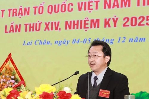 Ông Sùng A Hồ giữ chức Chủ tịch Ủy ban MTTQ Việt Nam tỉnh Lai Châu