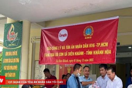 Hành trình 'Công lý và Trái tim' mang yêu thương đến đồng bào vùng lũ Khánh Hòa