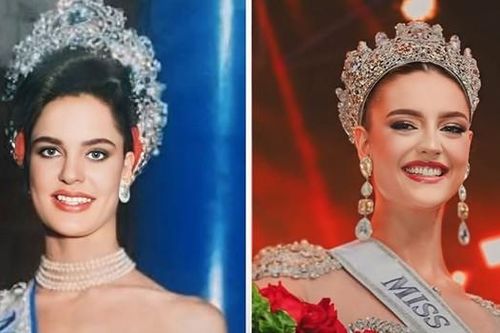 Chuyện hy hữu 2 mẹ con cùng đăng quang Hoa hậu Venezuela