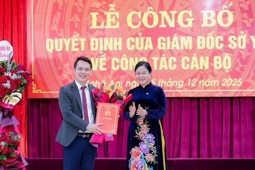 Bổ nhiệm Tiến sĩ, Bác sĩ Hồ Giang Nam giữ chức vụ Giám đốc Bệnh viện Tâm thần Nghệ An