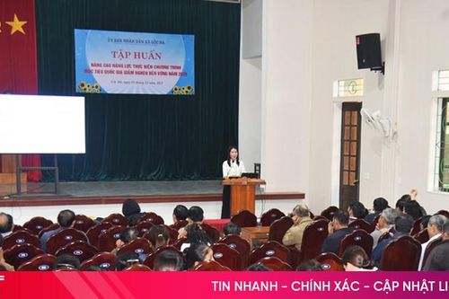Nâng cao năng lực cho cán bộ làm công tác giảm nghèo