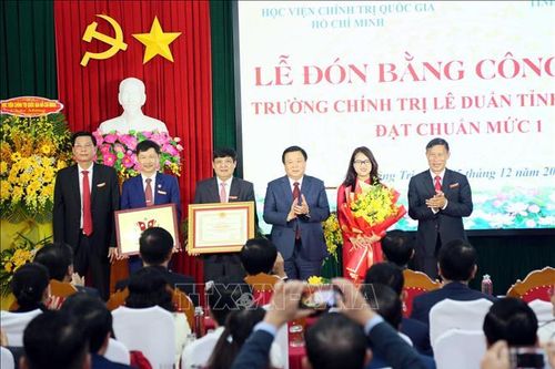 Trường Chính trị Lê Duẩn tỉnh Quảng Trị phấn đấu đạt chuẩn mức 2 trước năm 2030