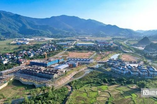 Toàn cảnh khu phức hợp công nghiệp – đô thị tiếp giáp cửa ngõ Tây Hà Nội