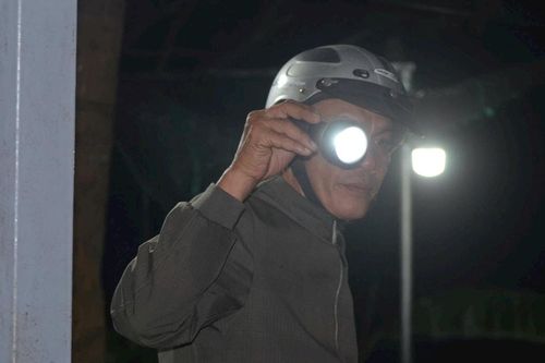 Lượng nước sông Dinh chảy mạnh tại nhiều khu vực phường La Gi, Phước Hội và xã Hàm Tân