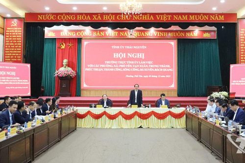 Các địa phương phía Nam Thái Nguyên cần bứt phá, trở thành cực tăng trưởng quan trọng của tỉnh