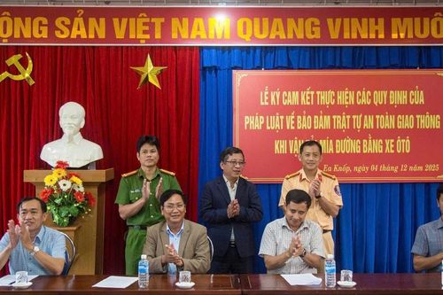Đắk Lắk: Doanh nghiệp cam kết tuân thủ pháp luật về vận tải mía đường
