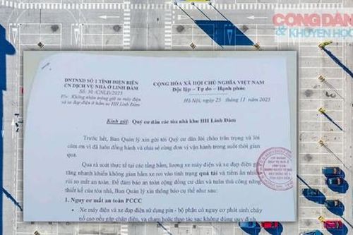 Vụ chung cư cấm xe điện: Chỉ cần làm cho an toàn hơn