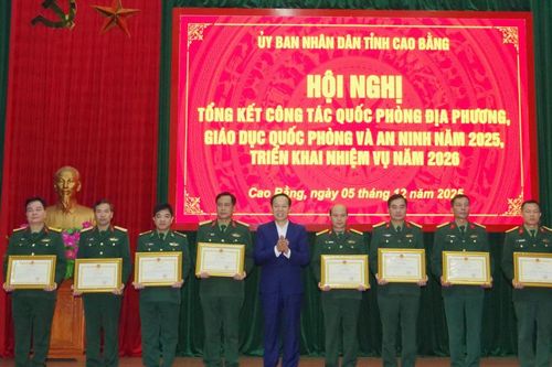 Hội nghị tổng kết công tác quốc phòng, quân sự địa phương, giáo dục quốc phòng và an ninh 2025