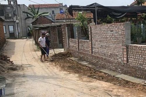 Hiến đất làm đường - động lực xây dựng nông thôn mới ở Vật Lại