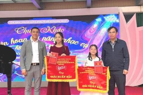 Phường Tương Mai lần đầu tổ chức Liên hoan tài năng nhạc cụ học sinh phổ thông