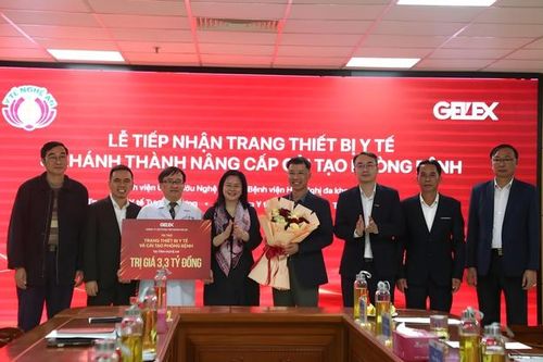 Y tế Nghệ An tiếp nhận hơn 3,3 tỷ đồng trang thiết bị thiết yếu