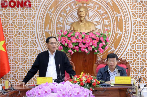 Phó thủ tướng Bùi Thanh Sơn làm việc tại tỉnh Lâm Đồng về tình hình khắc phục thiên tai