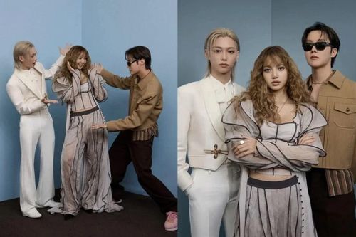Khoảnh khắc Felix của Stray Kids, Lisa của BLACKPINK và J-Hope của BTS bên nhau 'dậy sóng' cõi mạng