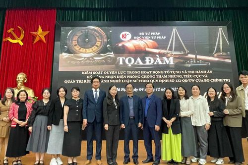 Đột phá trong đào tạo luật sư tại Học viện Tư pháp: Khi liêm chính trở thành 'vắc-xin' sinh tồn của nghề