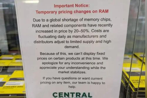 Giá RAM tăng nhanh hơn vàng, thị trường chip rơi vào hỗn loạn