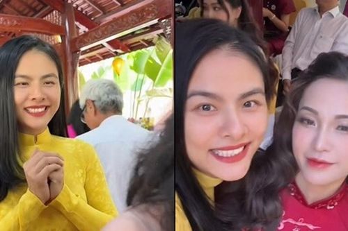 Vân Trang xúc động trong lễ cưới của bạn thân 25 năm
