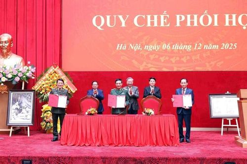 Bộ Công an, Bộ Quốc phòng và Bộ Ngoại giao ký quy chế phối hợp