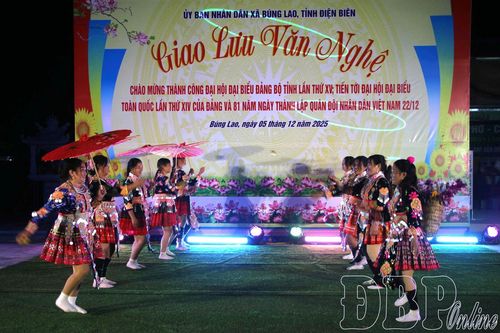 Giao lưu văn nghệ chào mừng thành công Đại hội đại Đảng