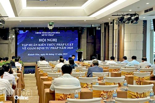 Tập huấn kiến thức pháp luật về giám định tư pháp
