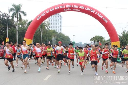 4 bộ huy chương được trao tại Giải việt dã Đại hội TDTT tỉnh