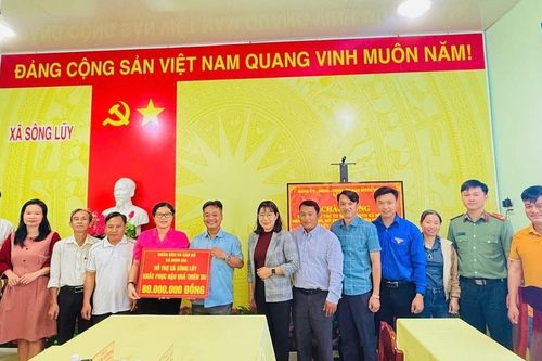 Ninh Gia chung tay giúp Sông Lũy vượt khó khăn sau mưa lũ