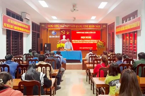 Đặc khu Cồn Cỏ tổ chức hội nghị đối thoại với người dân, doanh nghiệp