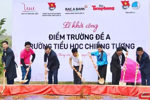 Khởi công xây dựng Điểm trường Đề A, xã Lóng Phiêng, tỉnh Sơn La