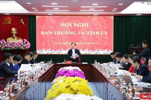 Hội nghị kiểm điểm đánh giá, xếp loại tập thể, cá nhân Ban Thường vụ Tỉnh ủy năm 2025
