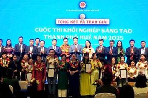 Trao giải Cuộc thi Khởi nghiệp sáng tạo thành phố Huế năm 2025