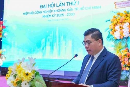 Ông Phan Tấn Đạt giữ chức Chủ tịch Hiệp hội Công nghiệp Khoáng sản TP. Hồ Chí Minh