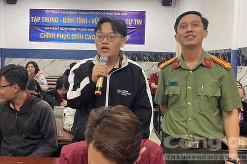 Công an phường Gò Vấp lan tỏa kỹ năng tự bảo vệ bản thân cho học sinh, sinh viên