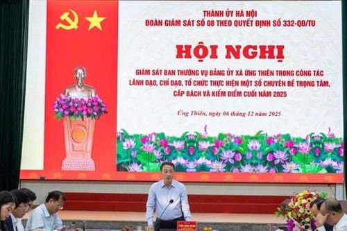 Xã Ứng Thiên tăng tốc chuyển đổi số, tháo gỡ điểm nghẽn môi trường và hạ tầng