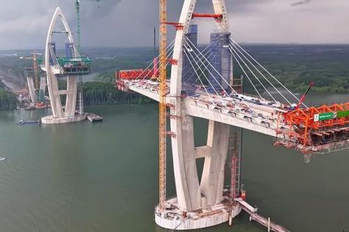 TP Hồ Chí Minh: Cầu có nhịp thông thuyền lớn nhất Đông Nam Á vượt tiến độ 6 tháng
