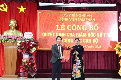 Bệnh viện Tâm thần Nghệ An có Giám đốc mới
