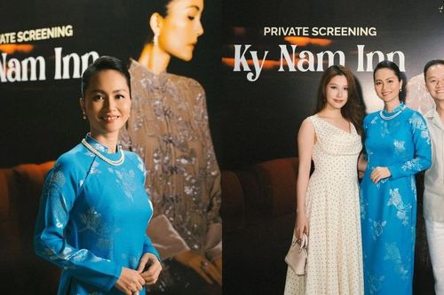Diễm My 9X và chồng xuất hiện giản dị tại buổi chiếu phim 'Quán Kỳ Nam'