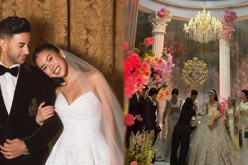 Đám cưới Tiên Nguyễn và chồng gốc Dubai: Từ không gian đến thực đơn đều 'xịn mịn'