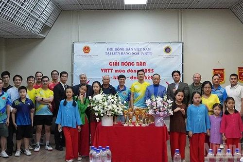 Khai mạc Giải bóng bàn mùa Đông 2025 tại Liên bang Nga
