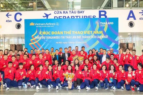 Đoàn Thể thao Việt Nam lên đường dự SEA Games 33