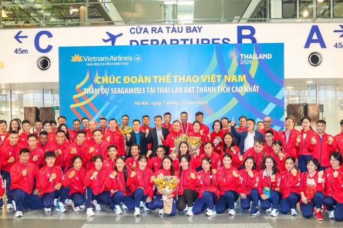 Đoàn thể thao Việt Nam sang Thái Lan tham dự SEA Games 33