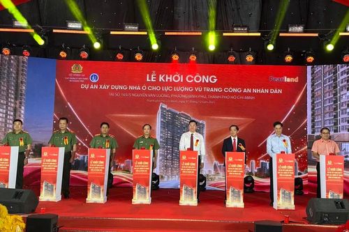 Khởi công dự án nhà ở cho lực lượng vũ trang Công an nhân dân tại TPHCM