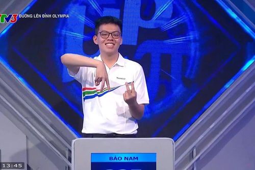 Nam sinh Đồng Nai thắng thuyết phục trận thi tuần Olympia