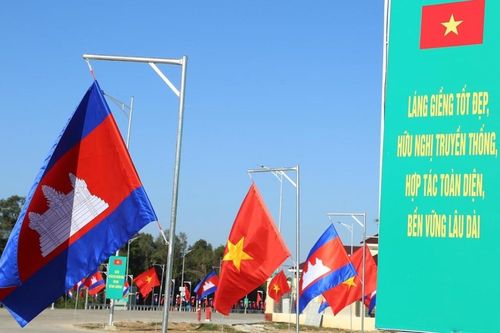 Các công tác chuẩn bị cho Lễ khai trương Cặp cửa khẩu quốc tế Tân Nam - Meun Chey