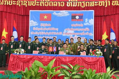 Hội đàm đảm bảo an ninh biên giới giữa Ban Chỉ huy BĐBP tỉnh Hà Tĩnh với lực lượng vũ trang hai tỉnh Bôlykhămxay và Khăm Muồn (Lào)
