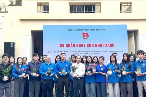 Tuổi trẻ cơ quan Trung ương Đoàn hành động vì môi trường xanh sạch đẹp