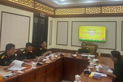 VKS Quân sự Quân khu 7 tham gia phiên họp tha tù trước thời hạn