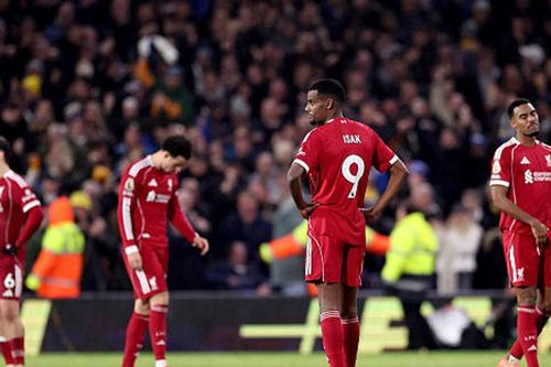 Liverpool hòa 3-3 trước Leeds United tại Elland Road