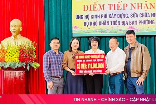 Phường Hoành Sơn hỗ trợ 23 mái ấm cho hộ nghèo